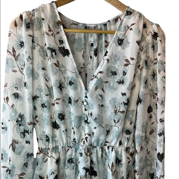 NWT GENTLE FAWN Floral Print Long Sleeve Dress - Picture 3 of 16